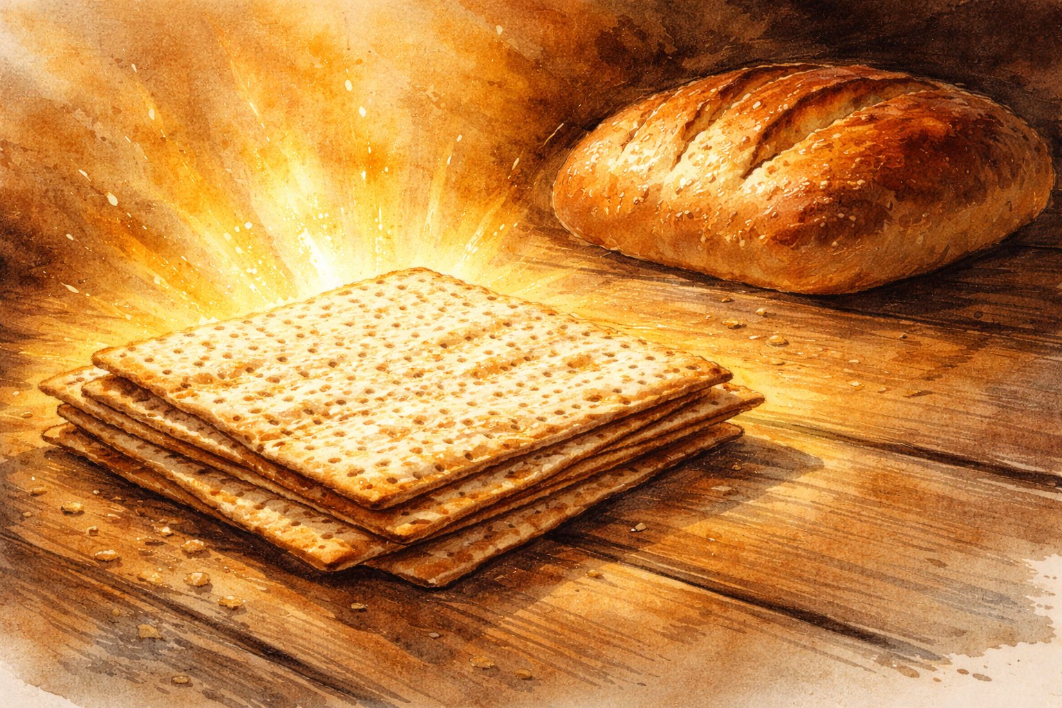 Почему именно маца? Духовный смысл пресного хлеба