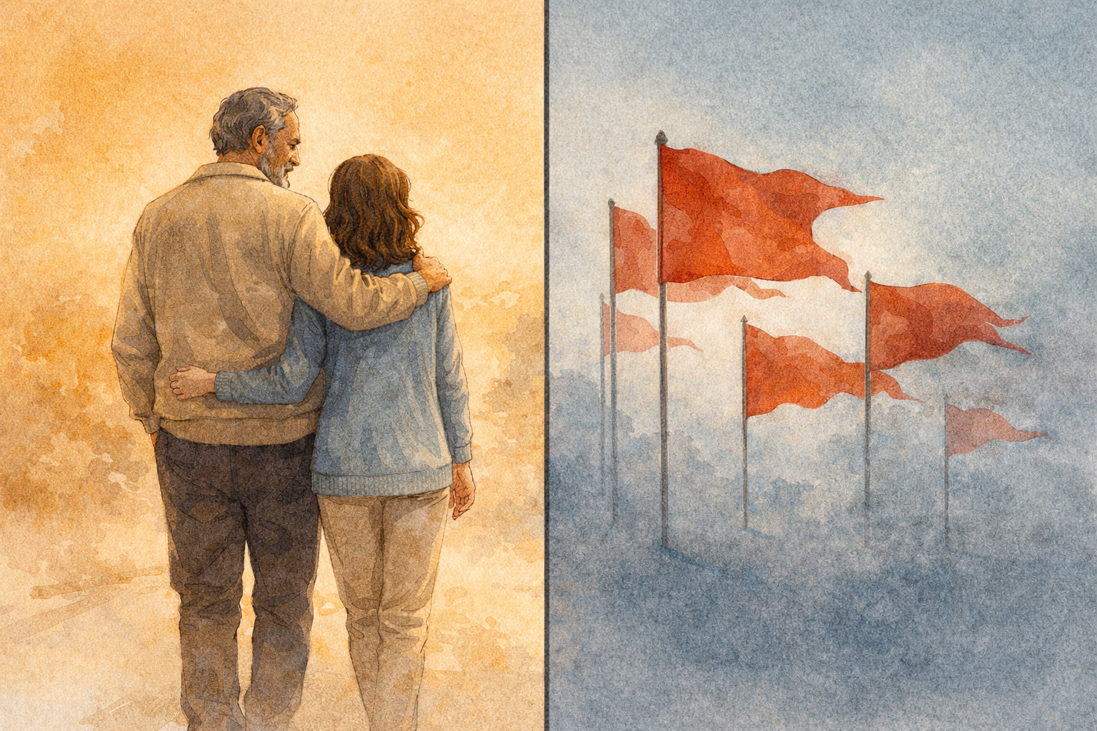 Красные флаги и подводные камни возрастной разницы